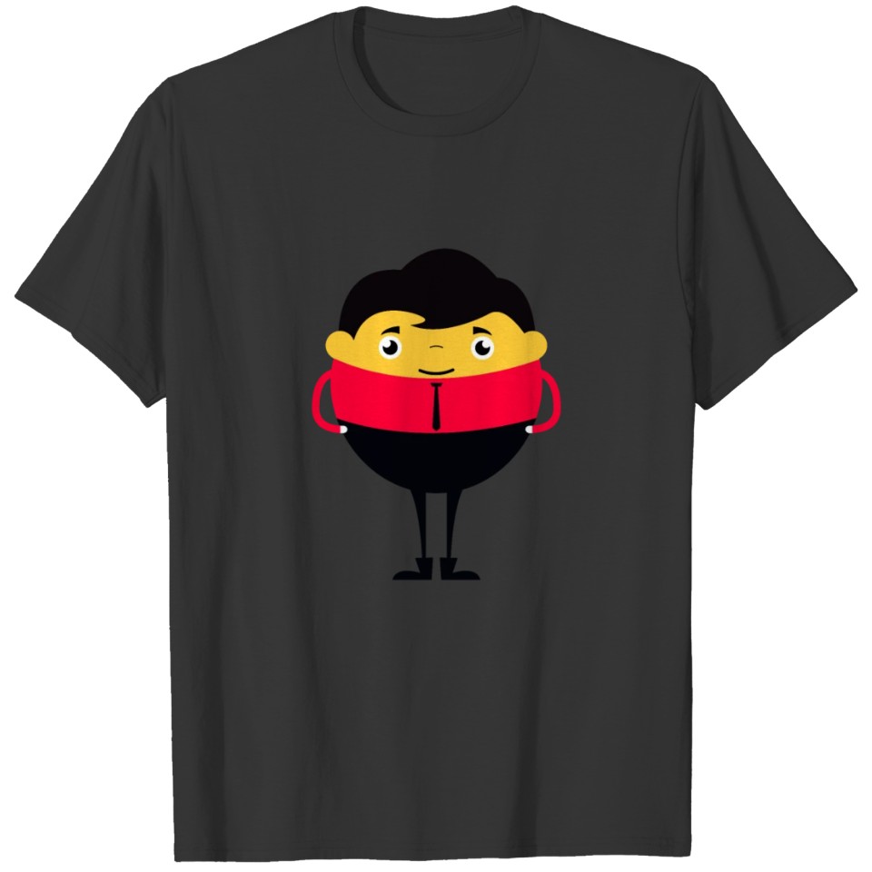 cartoon businessman T-shirt