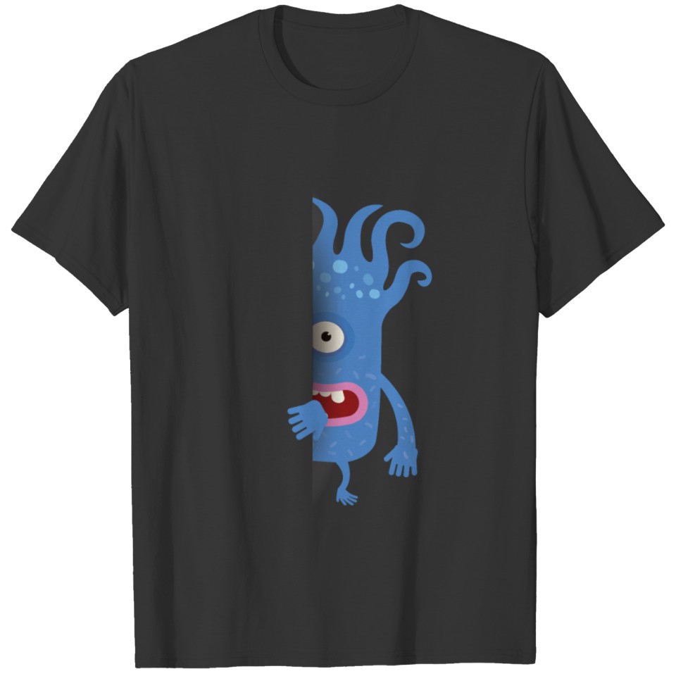 Peek-a-boo Monster Says Hello T-shirt