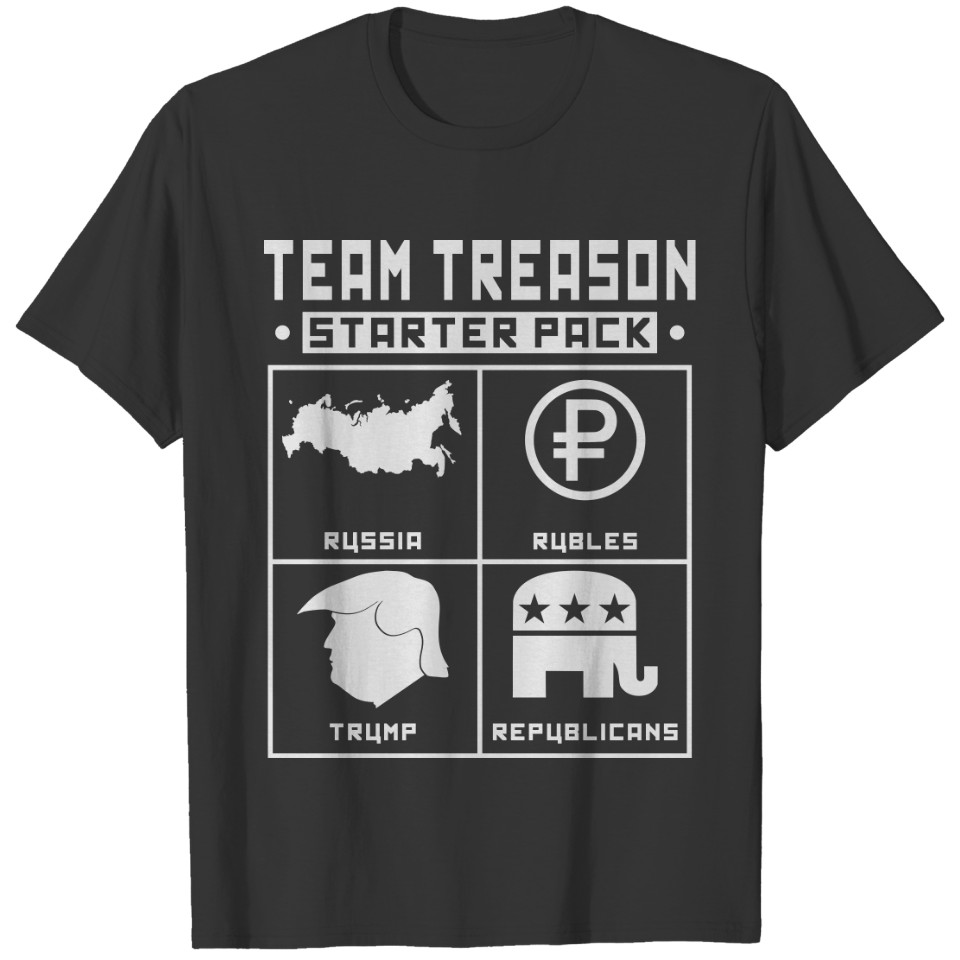 Trump Team Treason Starter Pack T-shirt