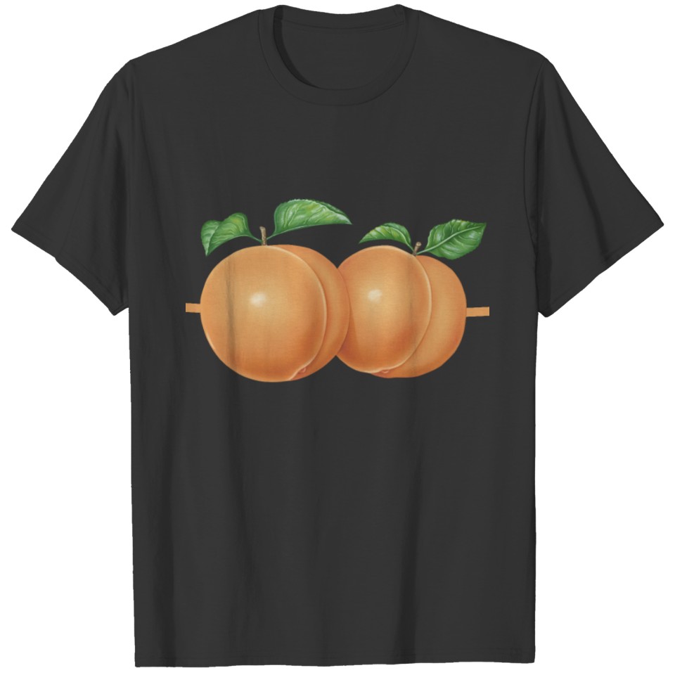 Peach Bra Funny Brassiere Lazy Halloween Costume T-shirt
