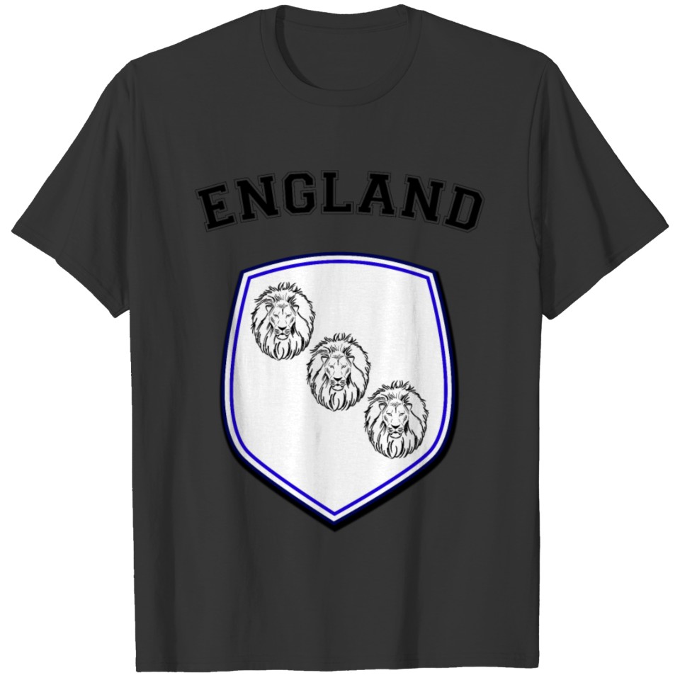 ENGLAND 3 Lions Soccer Three Lions T-shirt