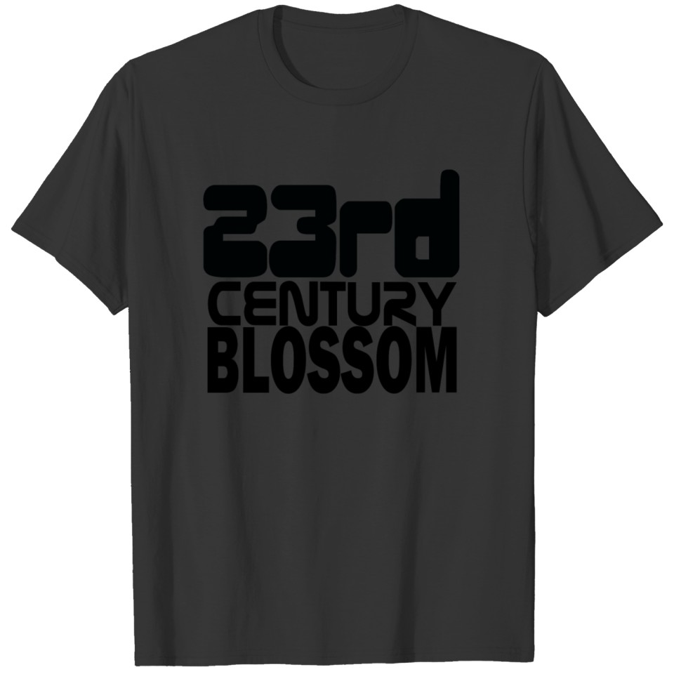 23rd century blossom latest age black T-shirt