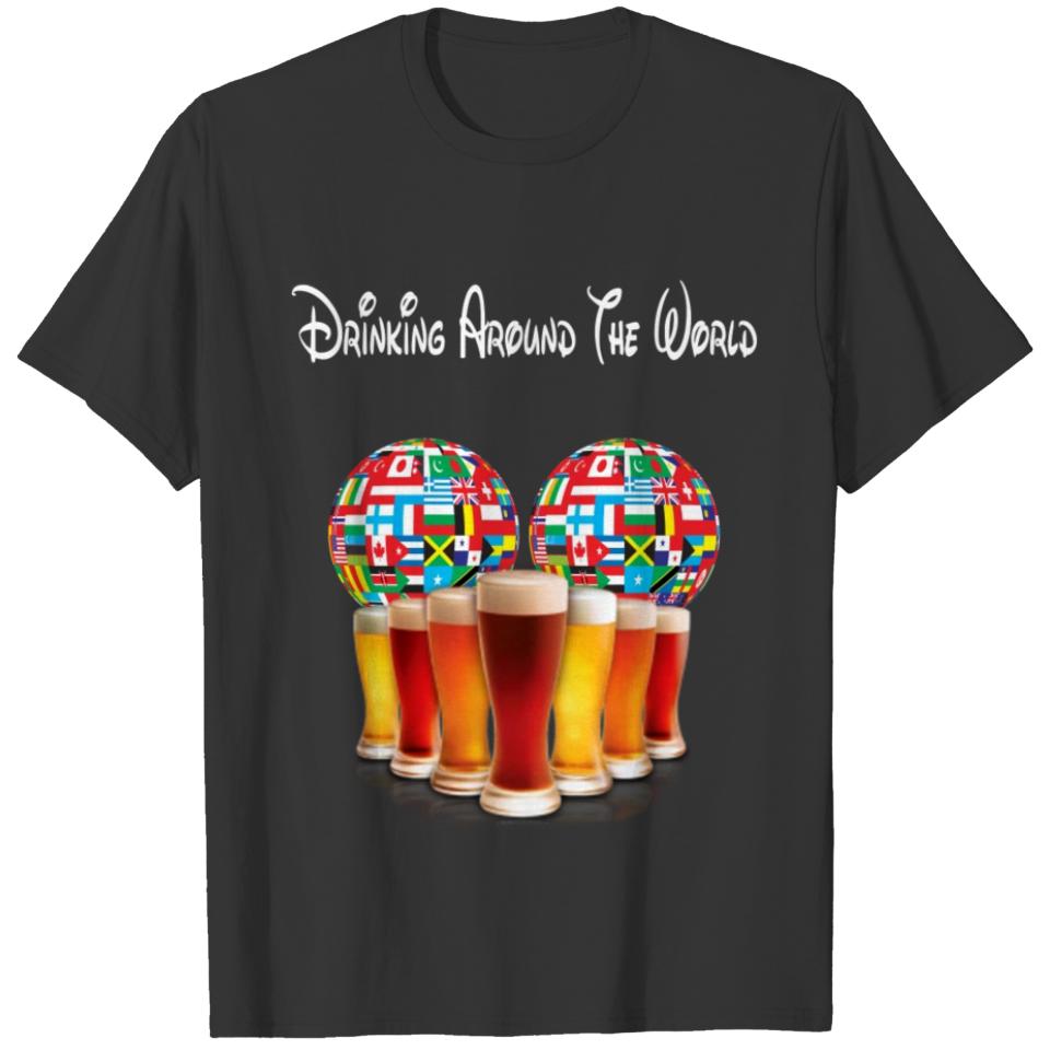 Drink Around The World Florida Vacation Design 28 T-shirt