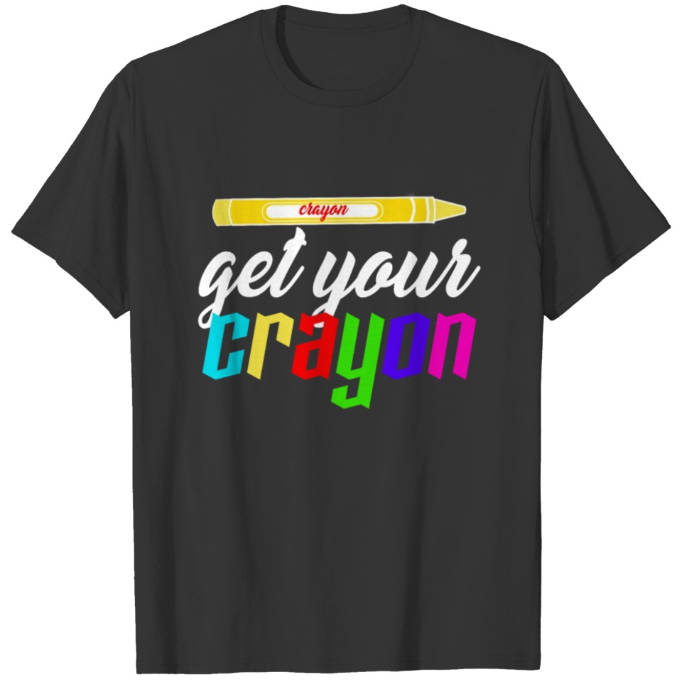 Get your Crayon design T-shirt