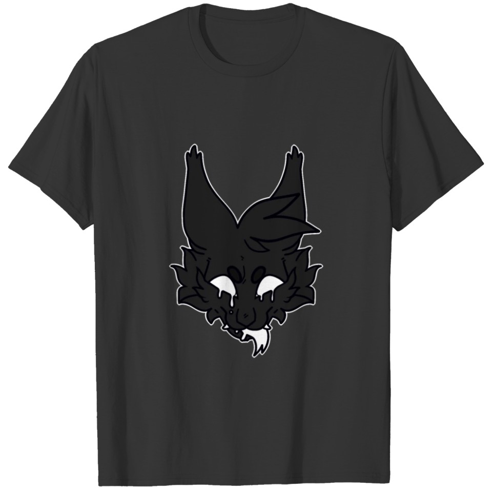 kitty candle-wax T-shirt