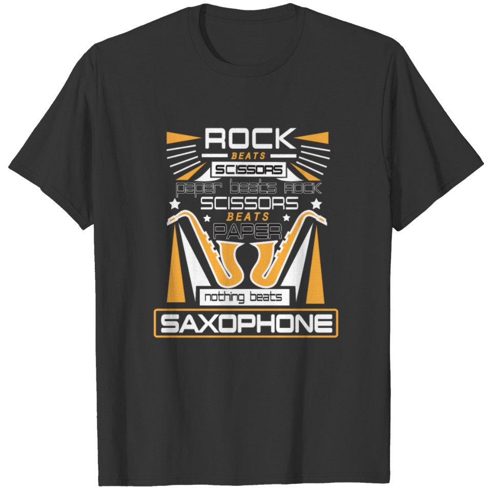 Funny Saxophone - Nothing Beats Saxophone Jazz T-shirt
