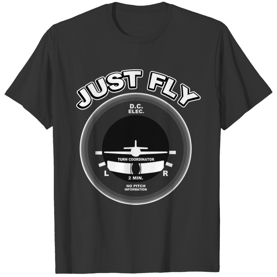 Pilot Shirt • Just Fly • Plane Gift T-shirt