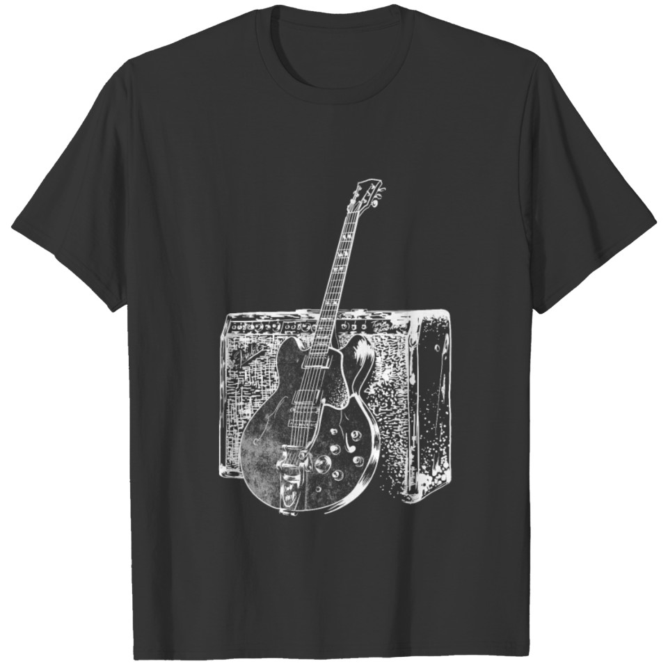 Legendary Electric Blues Guitar And Amp Musician T-shirt