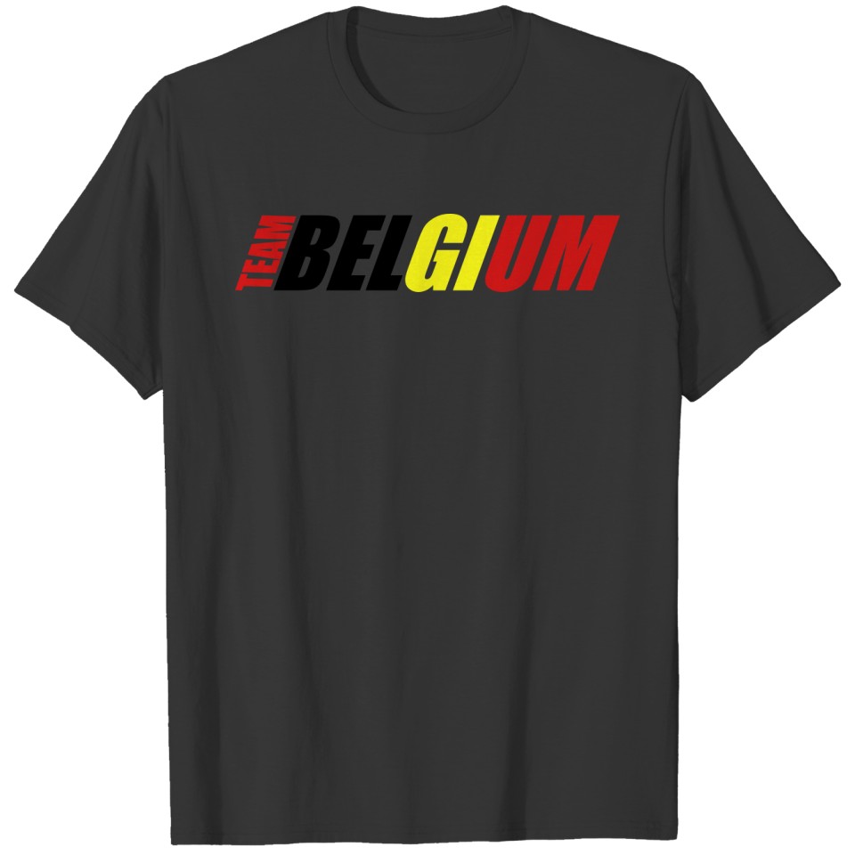 belgium belgium text world cup 3 friends team club T-shirt