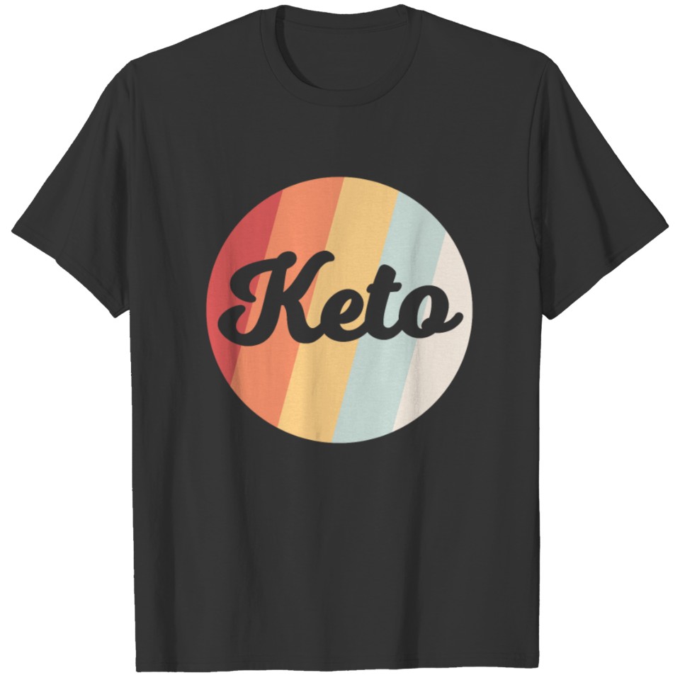 Retro Keto Shirt Vintage Ketosis Ketone Bodybuilding Diet T-shirt