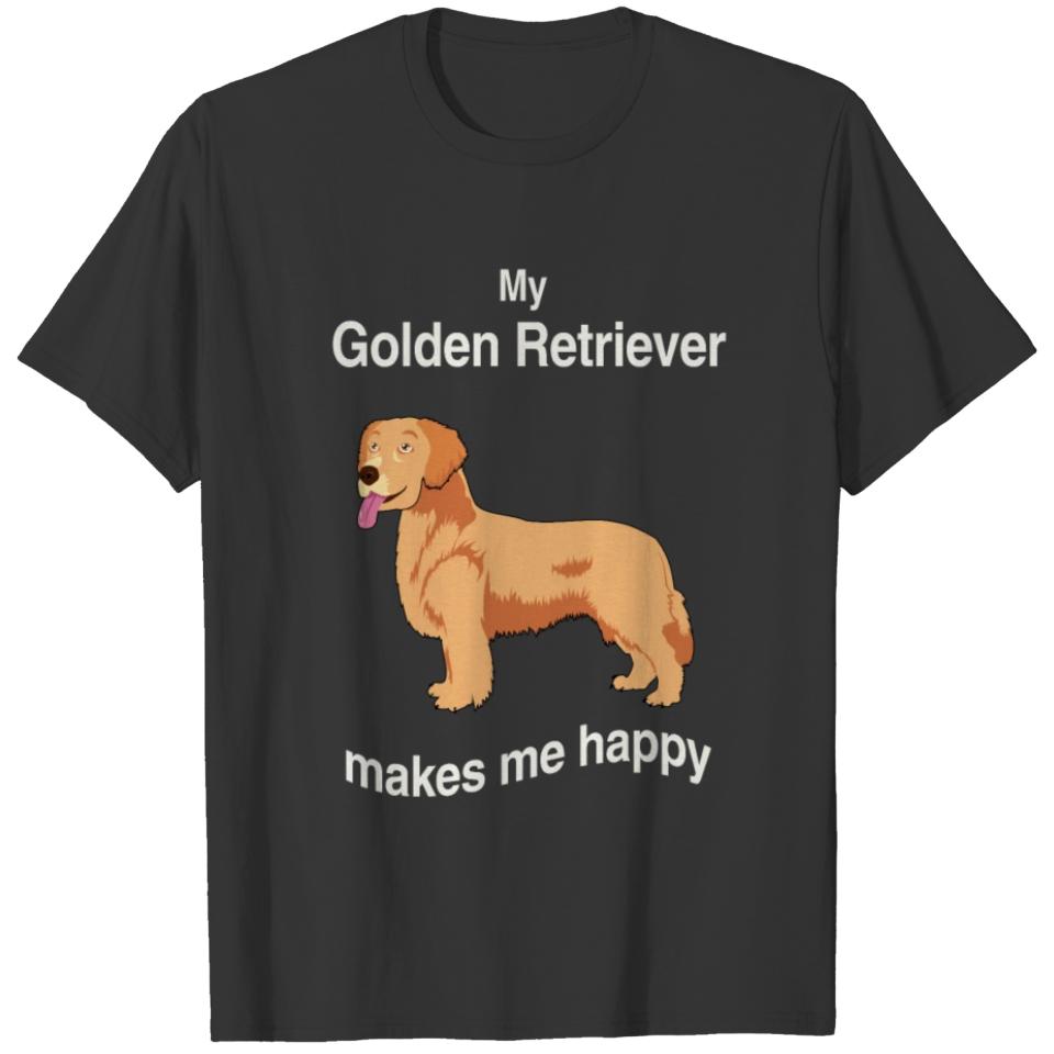 golden retriever breed dog gift idea T-shirt