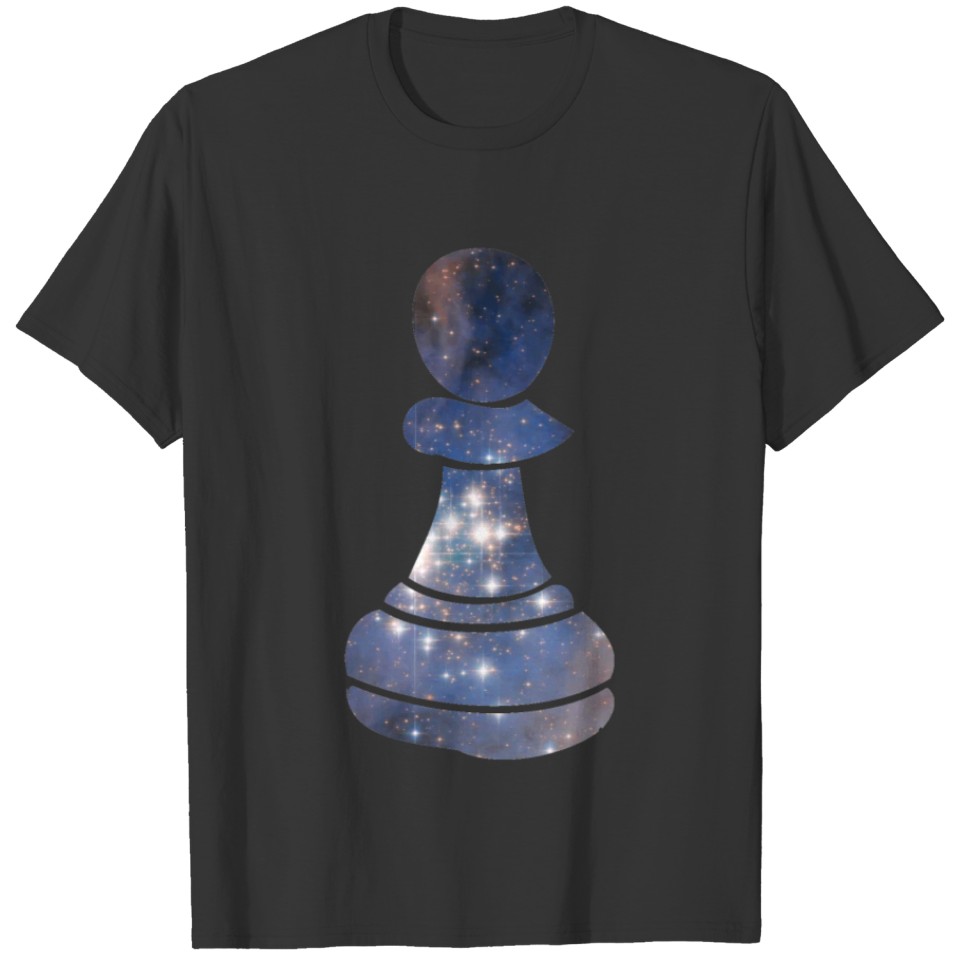 Pawn Chess Piece Starry Night Galaxy Gift T-shirt