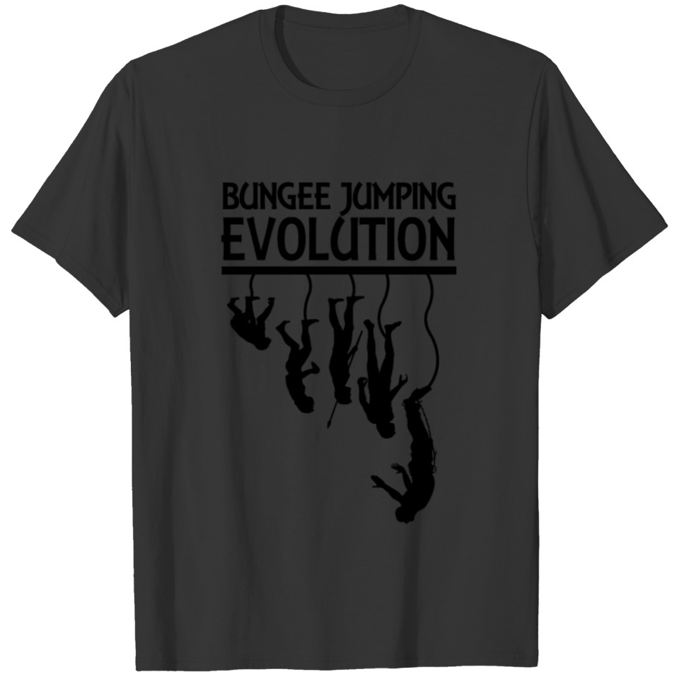 02 bungee jumping evolution gift T-shirt
