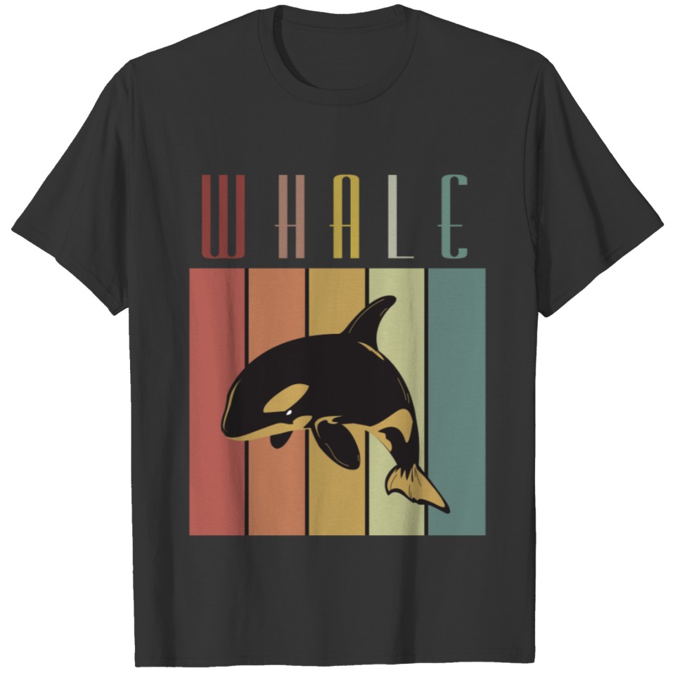 Vintage Whale Animal Welfare Fish T Shirts