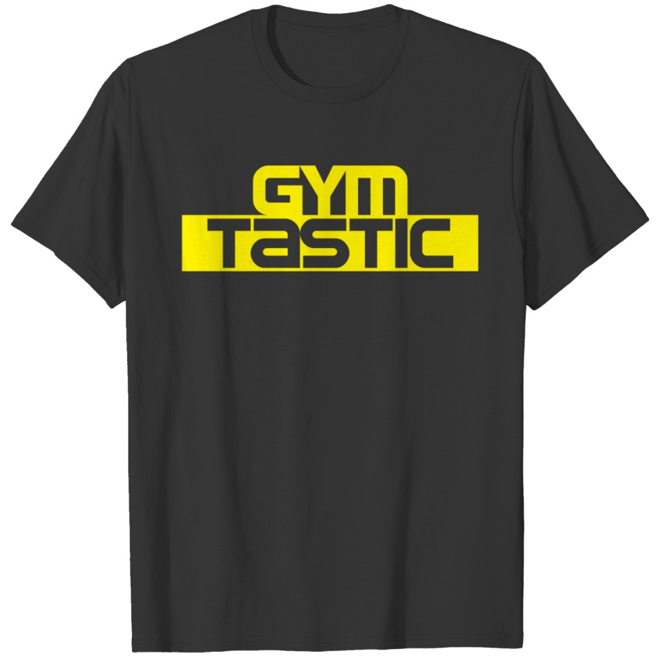 Gymtastic II - Chest - Yellow - Gymwear T-shirt