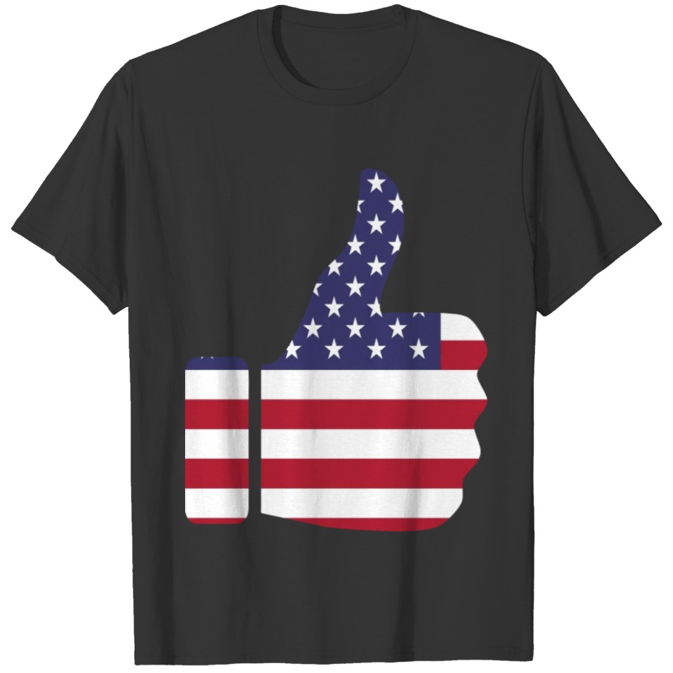 only america 4th of July USA dad t shirt T-shirt