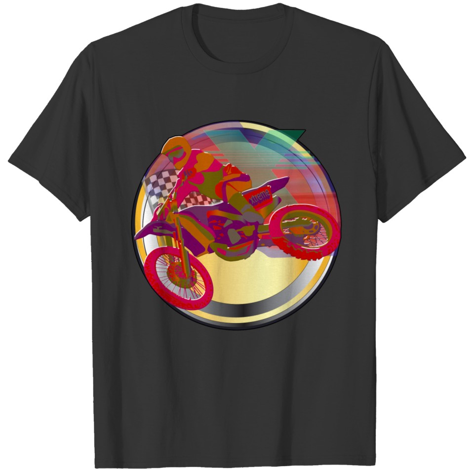 Racing Dirt Bike Motocross xtreme sport T shirts T-shirt