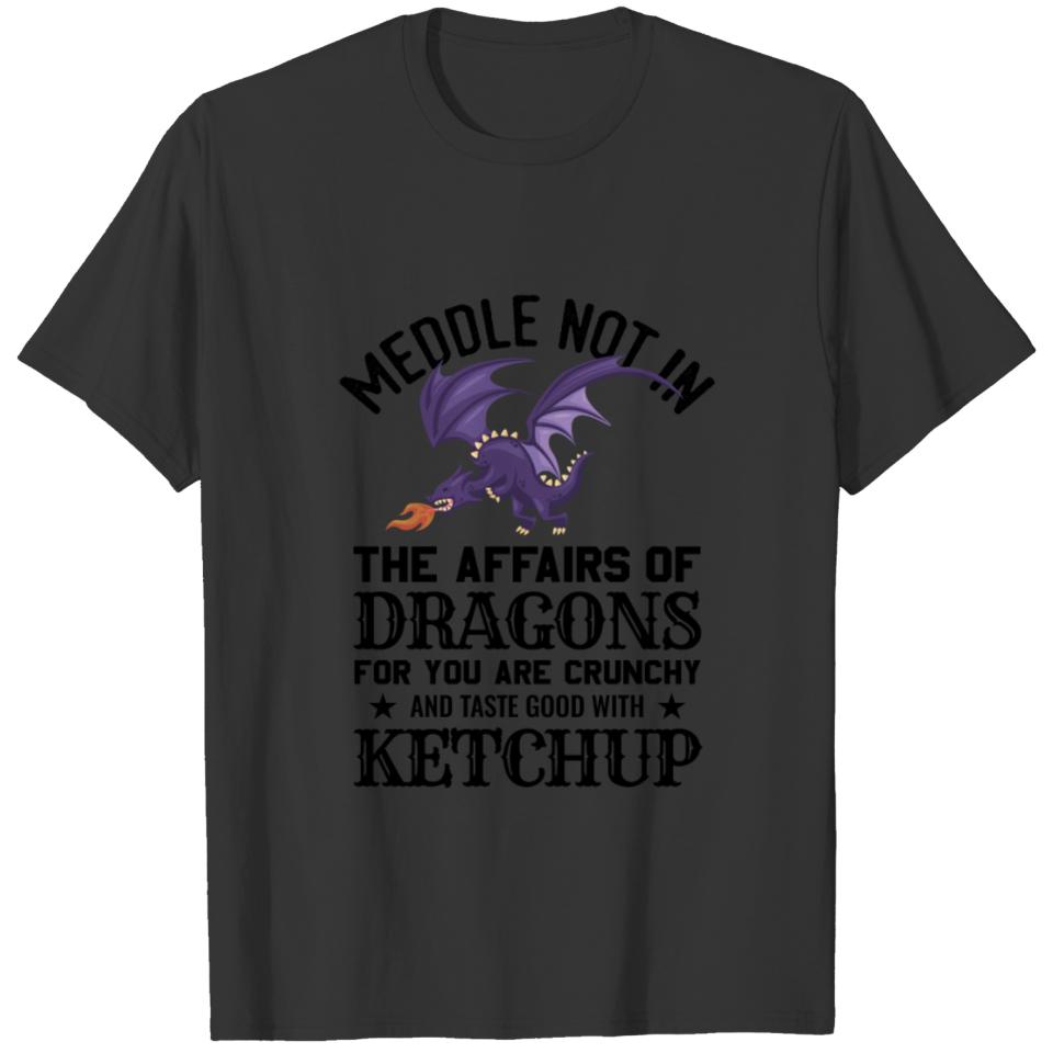 Funny Fantasy Nerd Meddle Not In The Affairs Of Dr T-shirt