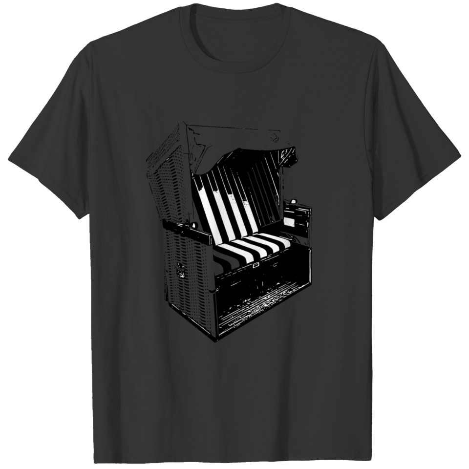 Black and white beach chair T Shirts