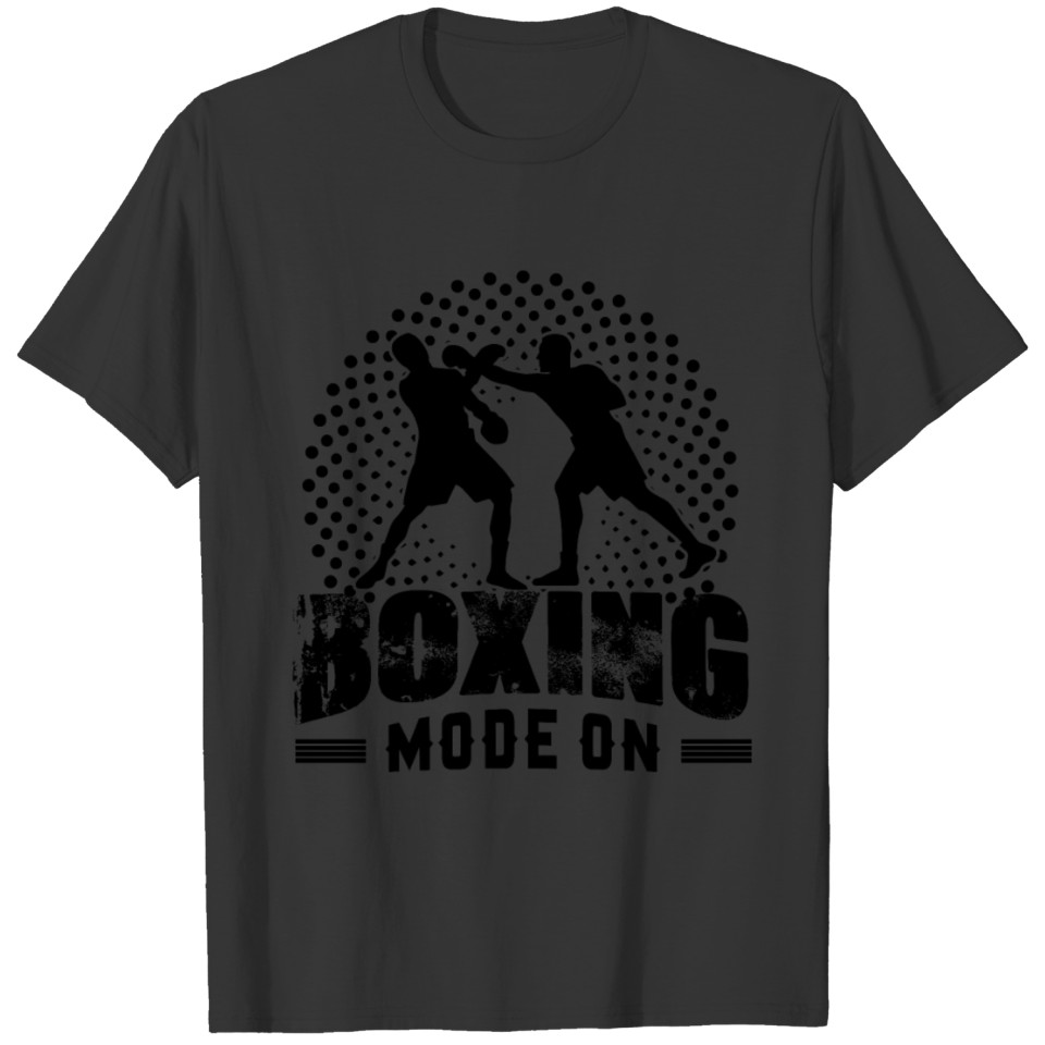 Boxing Mode On T-shirt