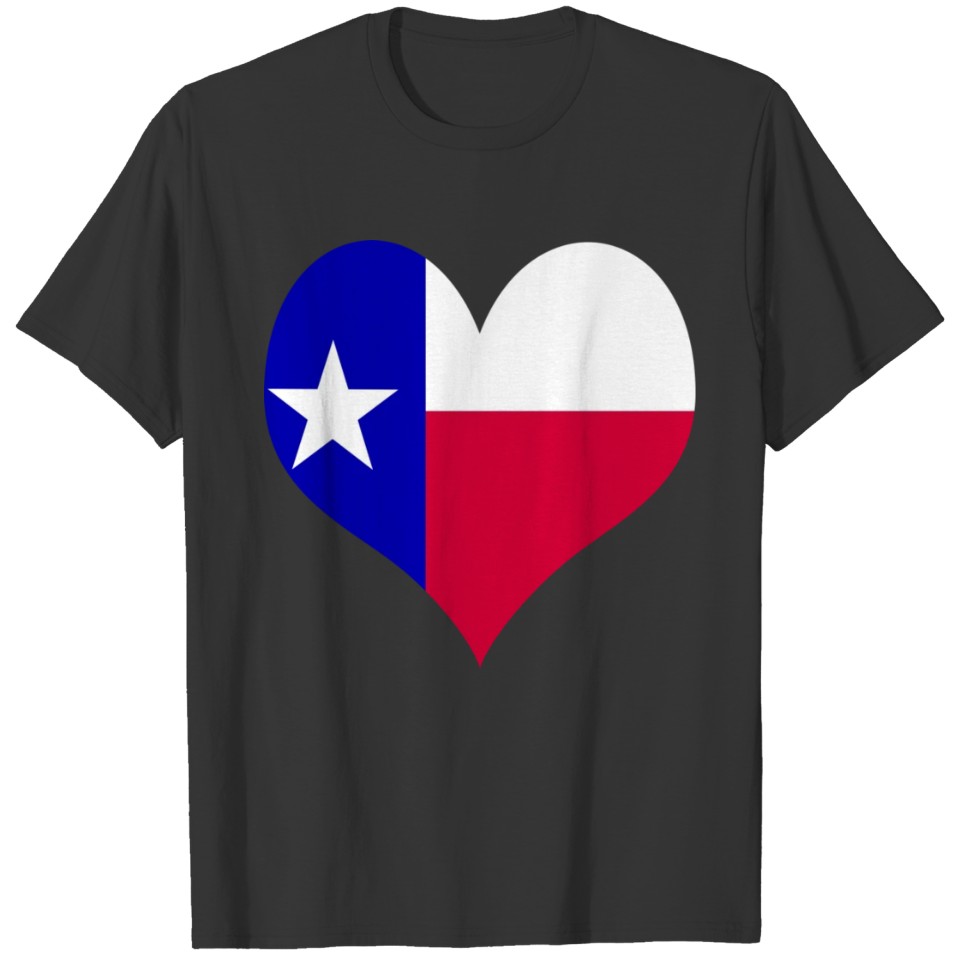 Heart Texas Love country America USA gift idea T-shirt