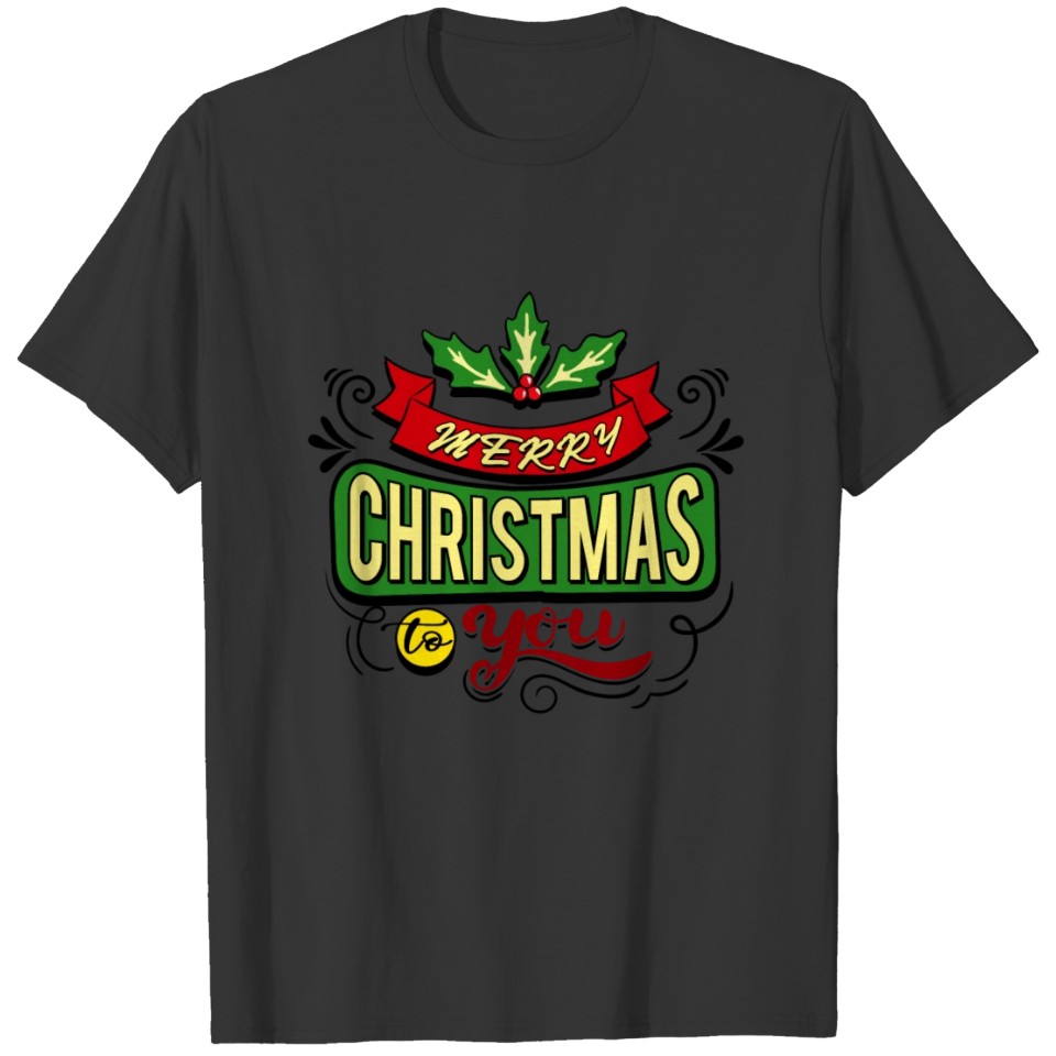 Merry Christmas / Frohe Weihnachten T-shirt