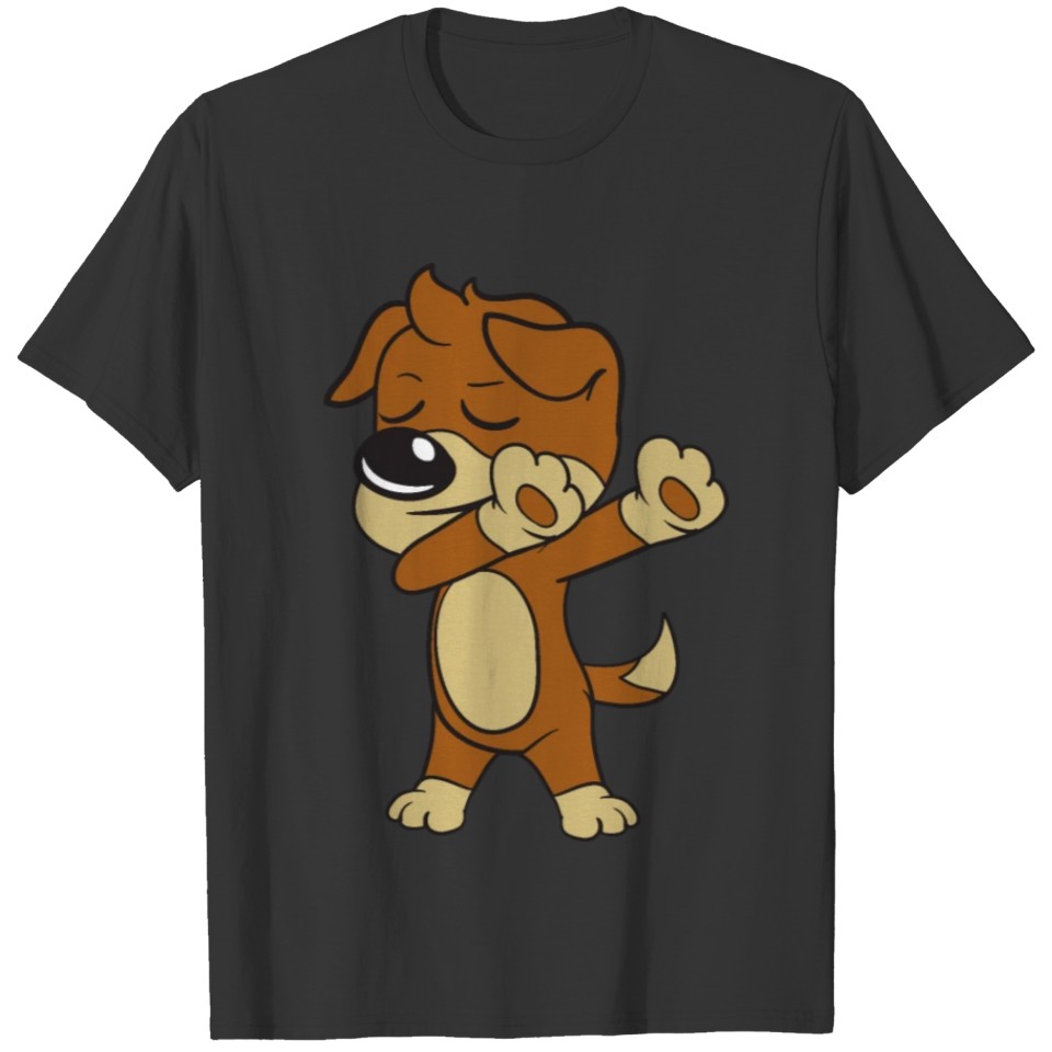 Dabbing Dab Dancing Pets Dogs T-shirt
