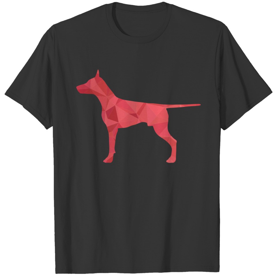 dobermann cute dog design friends T-shirt