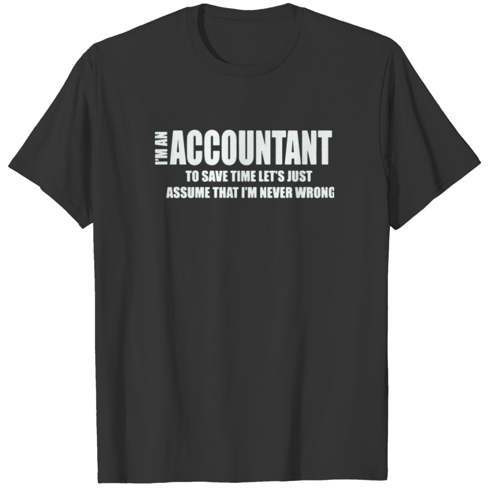 Accountant Logo T-shirt