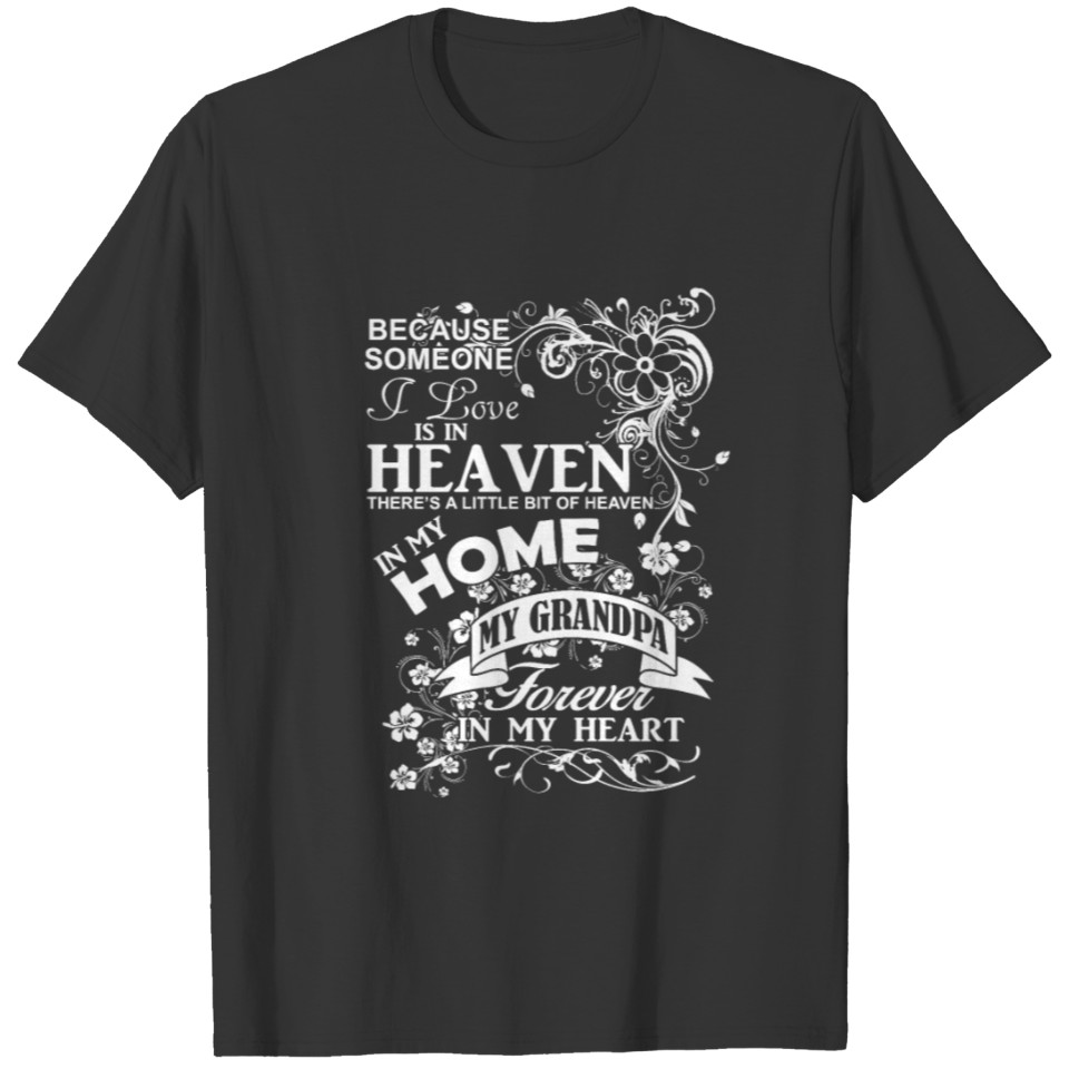 grandpa in heaven T-shirt