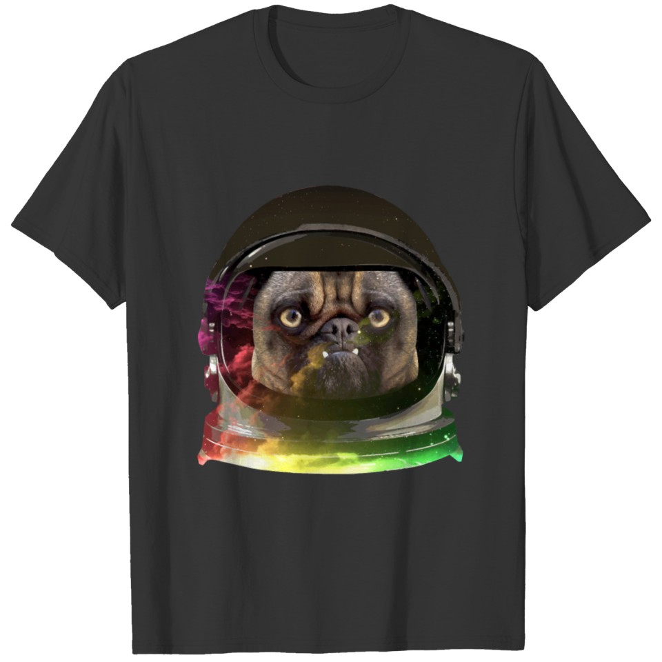 Space Pug - Funny Astronaut Galaxy Dog Gift T-shirt