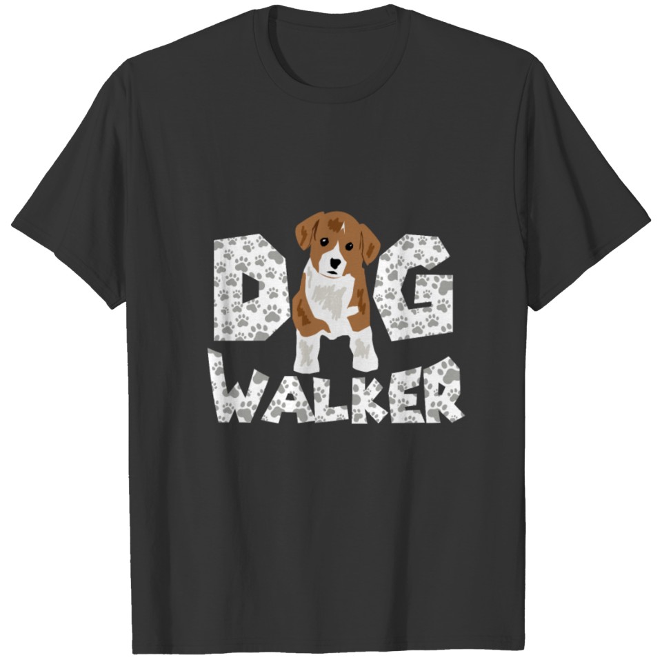 Dog Walker T-shirt T-shirt