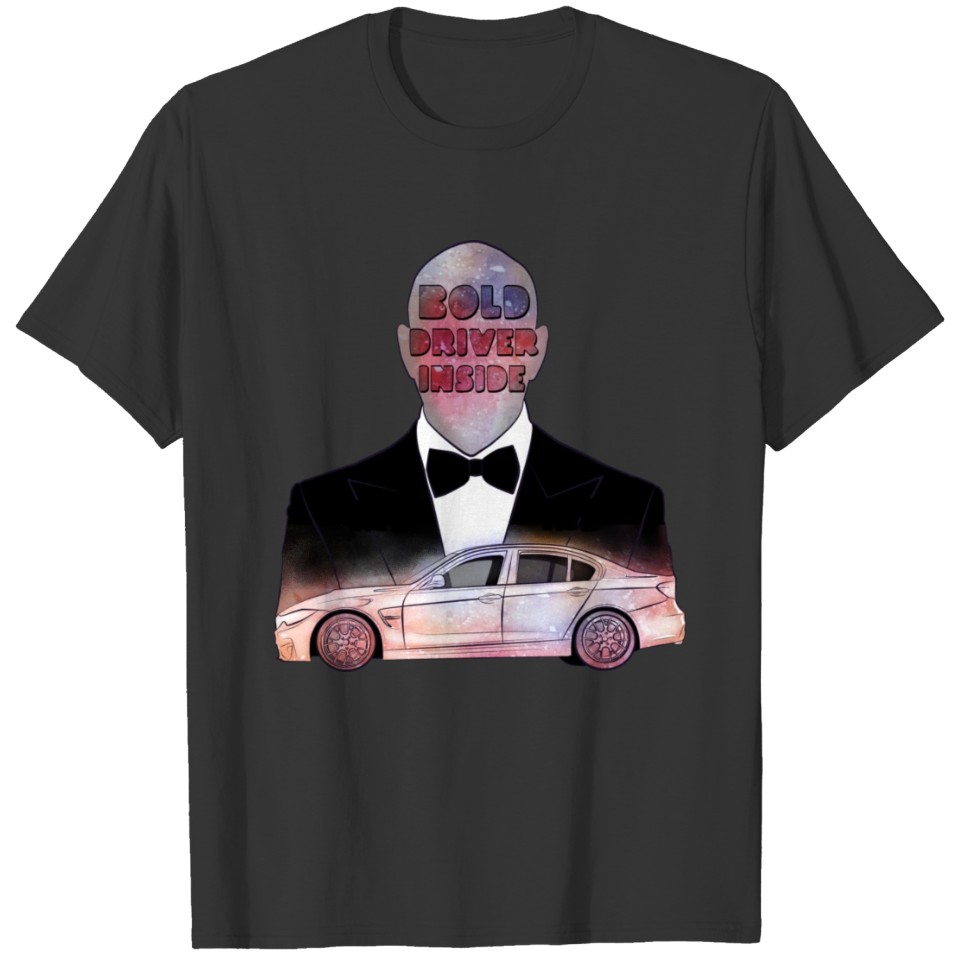 118 TripleTees Bold Driver Inside T-shirt