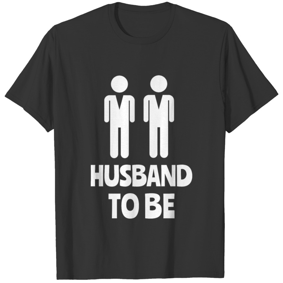 Husband To Be Gay Wedding T-shirt