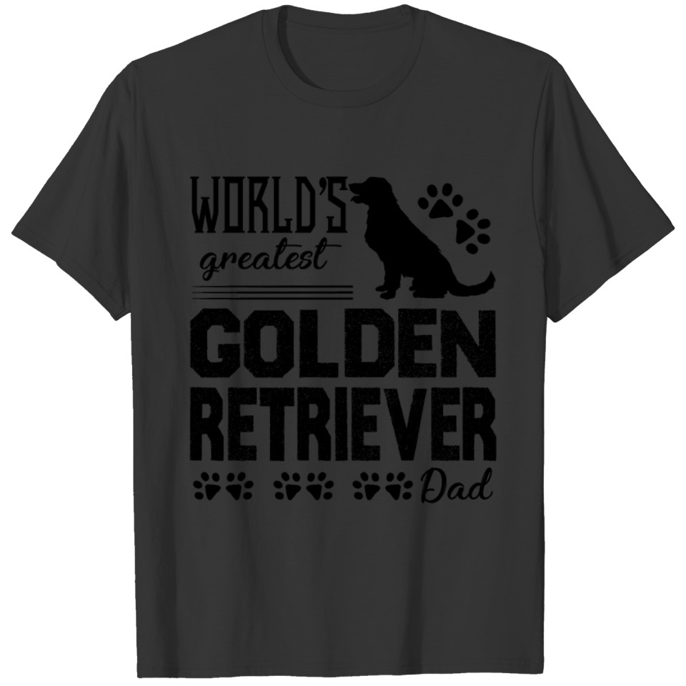 Golden Retriever Dad Shirt T-shirt