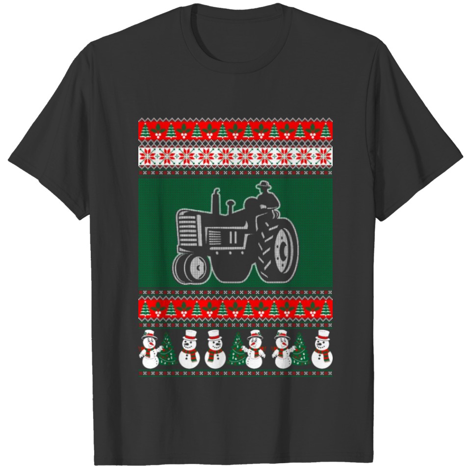 Farmer Ugly Christmas Sweater T Shirts