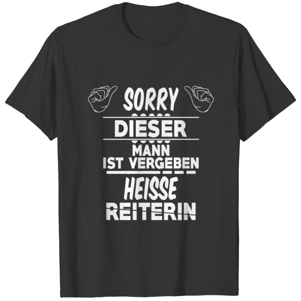 SORRY DIESER MANN IST VERGEBEN AN EINE VERDAMMT HE T-shirt