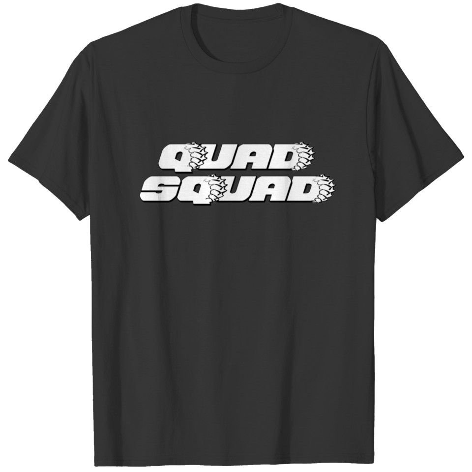 QuadSquad SM WHT T-shirt
