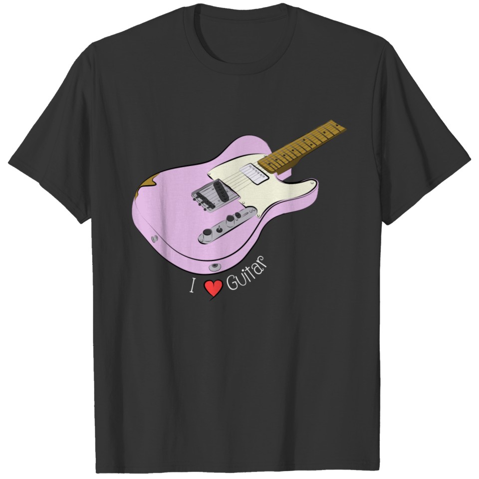 I love guitar T-shirt