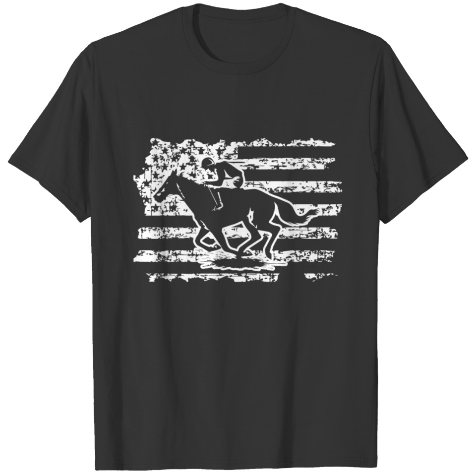 Horse Racing Flag Shirt T-shirt