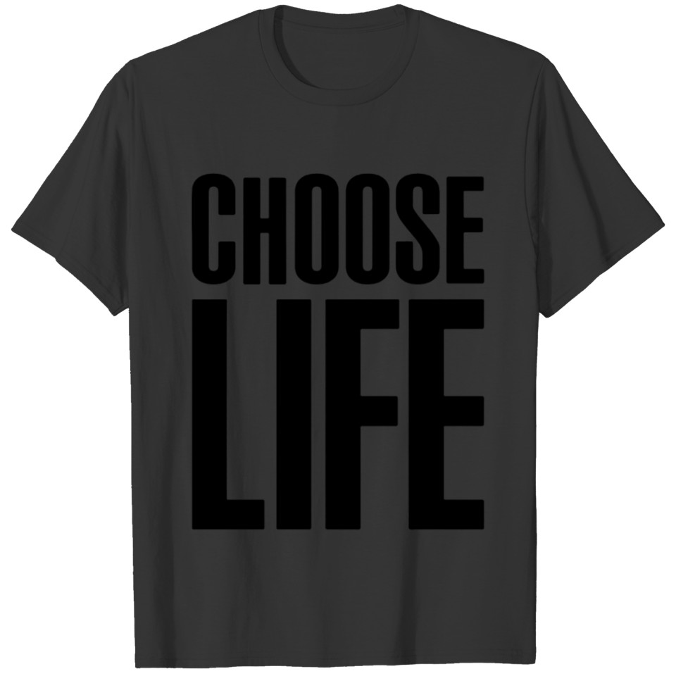 Choose Life Geek Swag Hipster Men Women Unisex Tan T-shirt