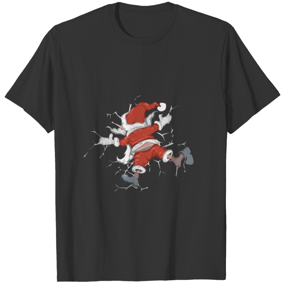Santa Claus perfect landing T-shirt