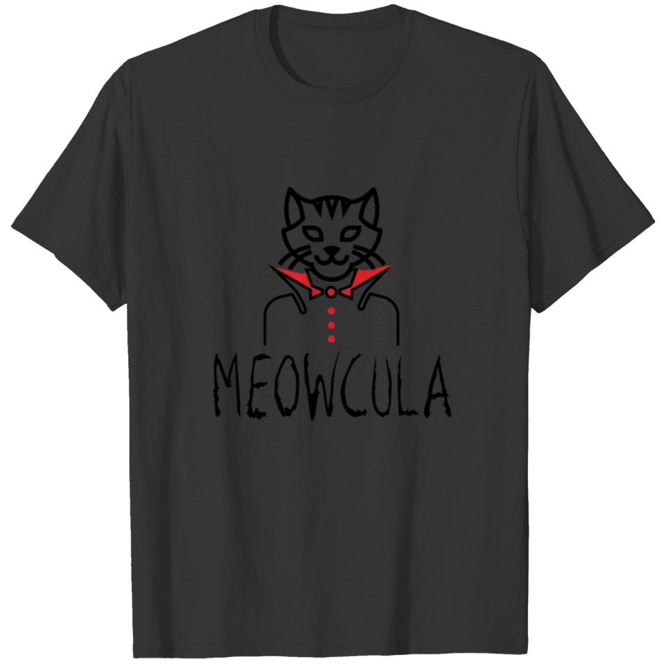 Meowcula Halloween T-shirt