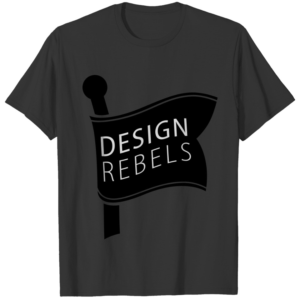 Graphic Design Rebels Flag T-shirt