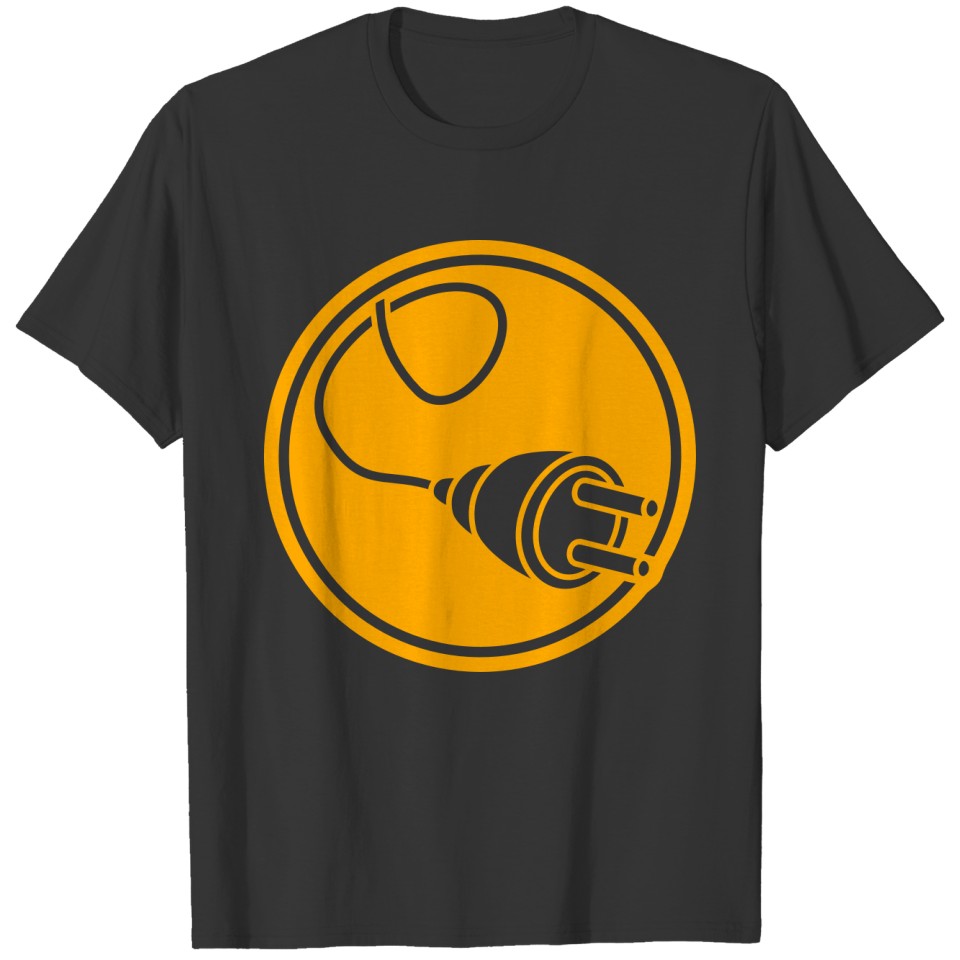 yellow circle round connect connect connection cab T-shirt