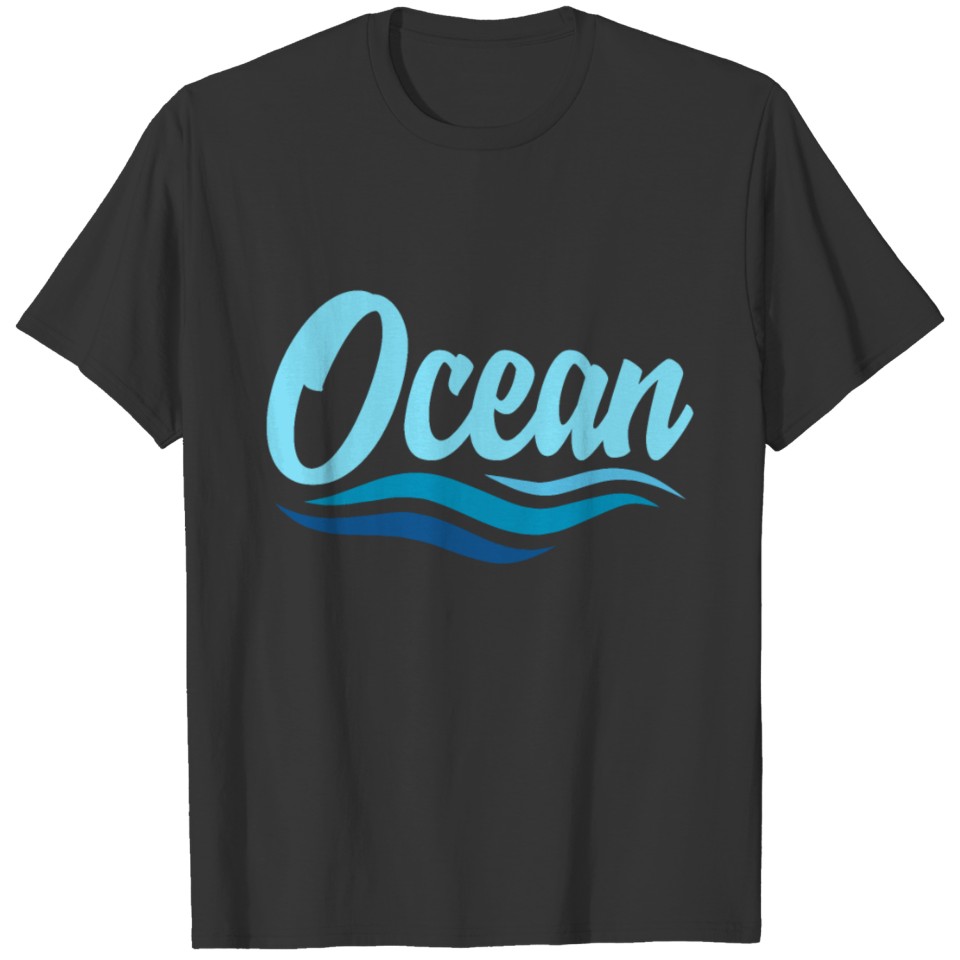 Ocean sand sun gift beach boat holiday gift T-shirt