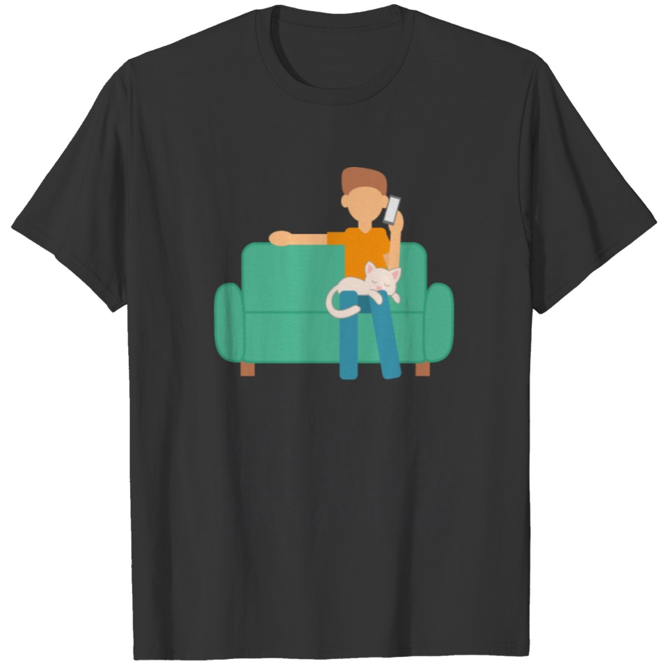 Cat Can't Come To Work Sorry Boss Job Lap Nap T Shirts
