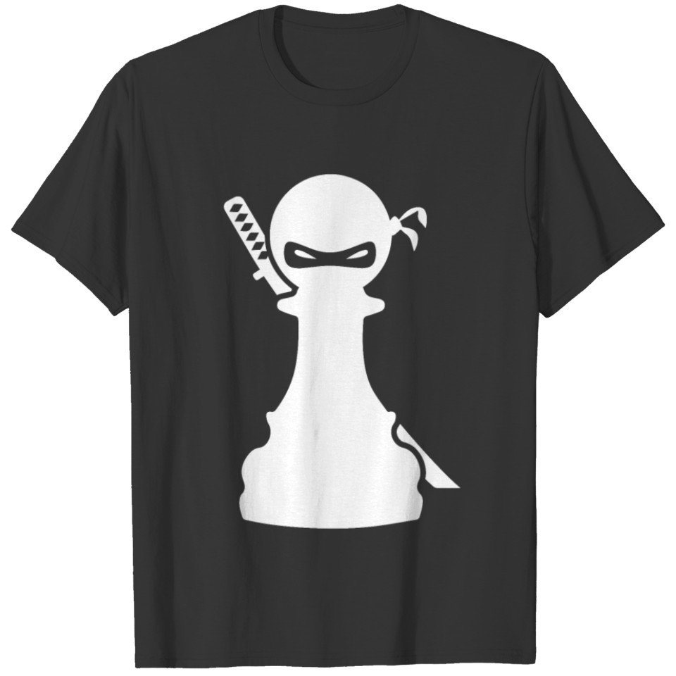 Chess Ninja Pun Japanese Ninja Fighter Chess T-shirt