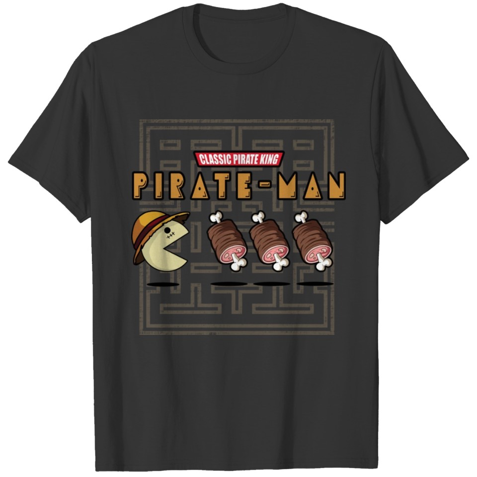 165- Old Game - Pirate Man T-shirt