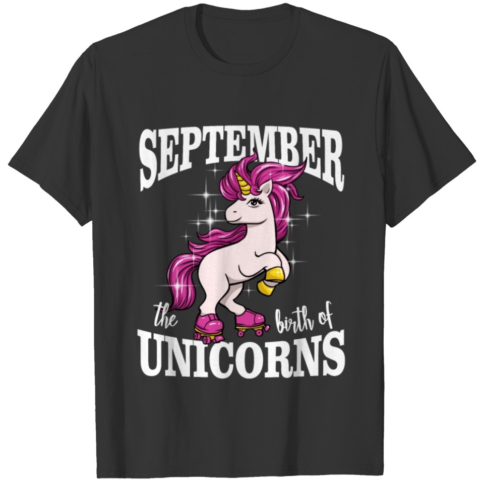 September The Birth of Unicorns T-shirt